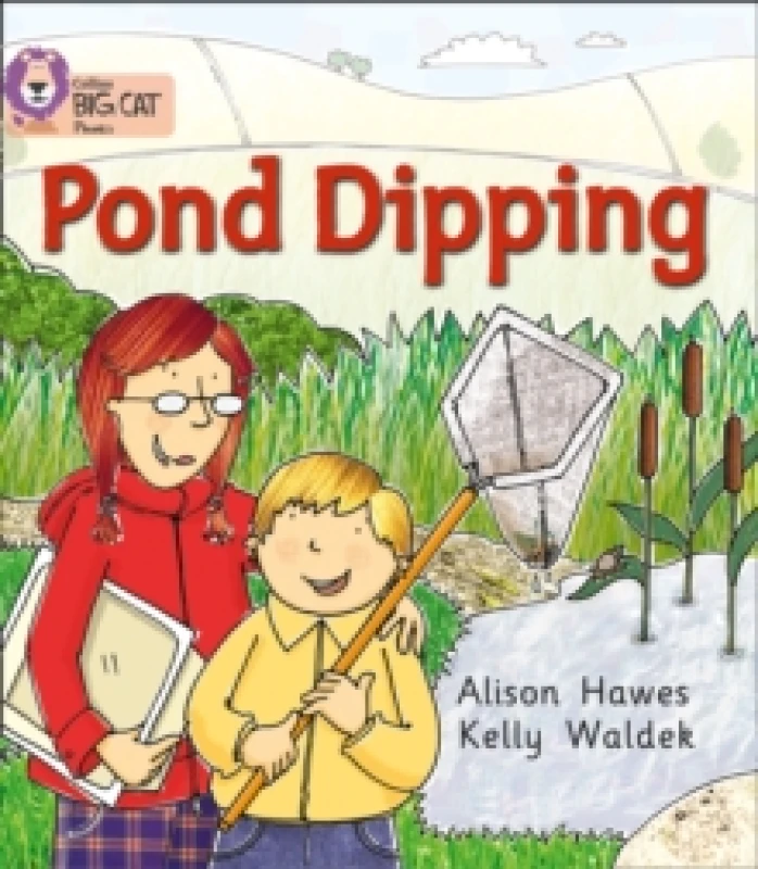 Image of Alison Hawes Pond Dipping Paperback Book Multi