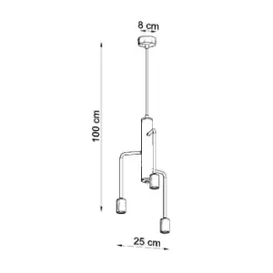 Image of Sollux Chandelier Duomo 3M