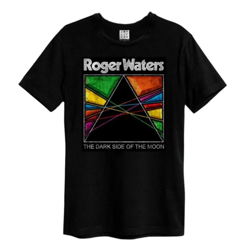 Image of Amplified Amplified Men Dark Side Of The Moon Roger Waters T-Shirt in Charcoal Size: X-Small Charcoal XS Male 5063238008199