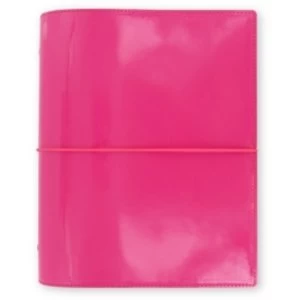 image of Filofax Domino Patent A5 Organiser Hot Pink