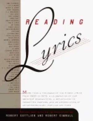 Image of reading lyrics more than a thousand of the centurys finest lyrics