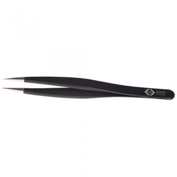 Image of C.K. T2347D SD tweezers 00 SA-ESD Pointed, flat 120 mm
