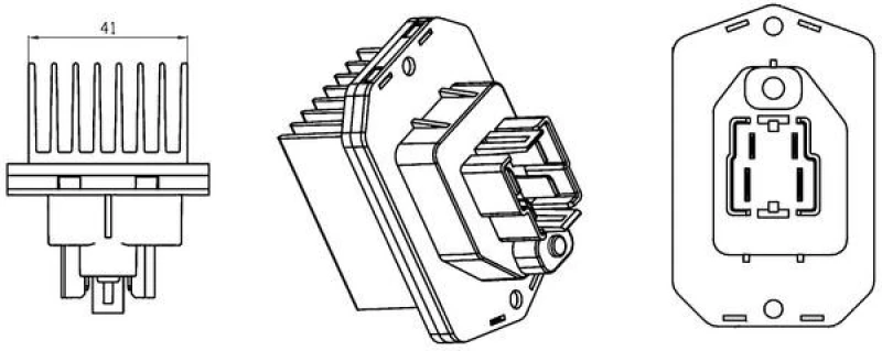 Image of Blower motor regulator MAHLE ABR 76 000S