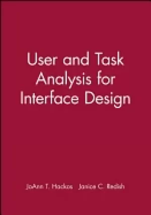 Image of user and task analysis for interface design