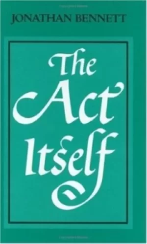 Image of The act itself by Jonathan Bennett