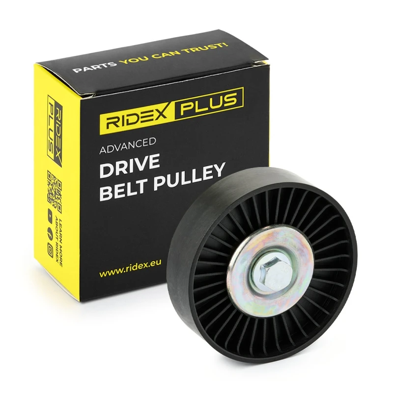 Image of RIDEX PLUS Deflection / guide pulley, V-ribbed belt RIDEX PLUS 312D0105P