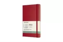 Image of Moleskine 2022 12-Month Weekly Large Hardcover Notebook : Scarlet Red