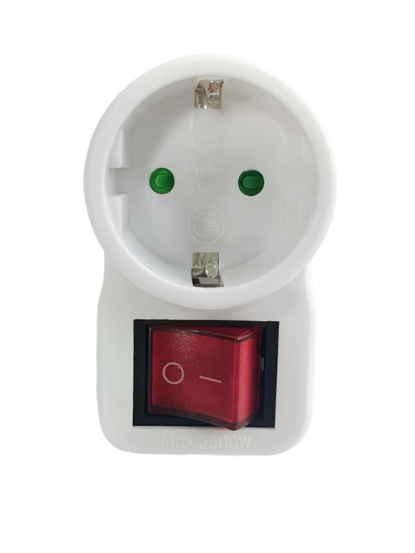 Image of Microconnect GRUTIMER2 surge protector White 1 AC outlet(s) 230 V