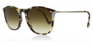 Image of Persol PO3124S Sunglasses Havana/Azure-Brown 105851 50mm