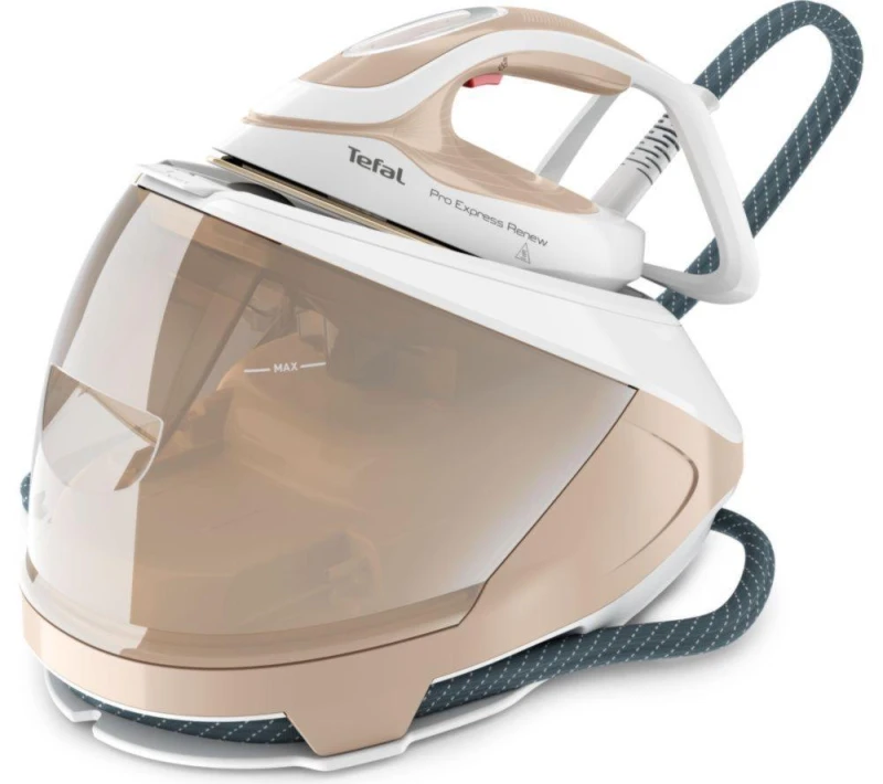 Image of TEFAL Pro Express Eco GV9E22G0 Steam Generator Iron - Argile Moonlight, Cream,White 3121040094891