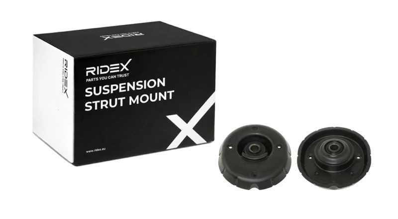 Image of RIDEX 1180S1010 Top strut mount Front Axle Suspension Strut Support Bearing (1180)
