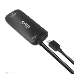 image of CLUB3D HDMI + Micro USB to DisplayPort 4K120Hz or 8K30Hz M/F...