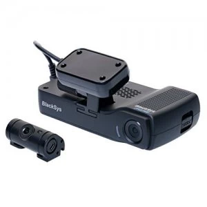 image of BlackSys CH 100B 2 Channel Full HD WiFi GPS 32GB Dash Cam