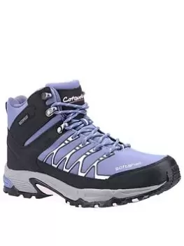 image of Cotswold Abbeydale Mid Walking Boots, Blue, Size 4, Women