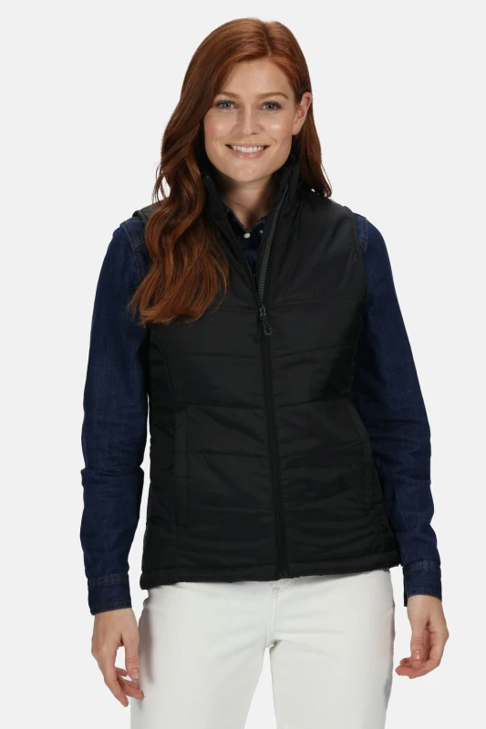 Image of Regatta Womens Stage Insulated Bodywarmer in Black Size: 12 Black Female 12