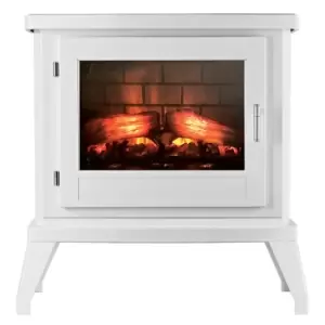 Focal Point Fires 1.8kW Svelvik Electric LED Stove - White