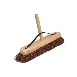 image of Cleenol - Soft Bristle Wooden Broom & Handle - 24in. - 14869TWH