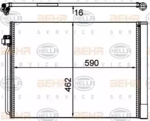 Image of Condenser Air Conditioning 8FC351302-494 by BEHR
