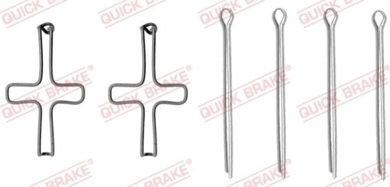 Image of QUICK BRAKE Brake pad fitting kit QUICK BRAKE 109-1099