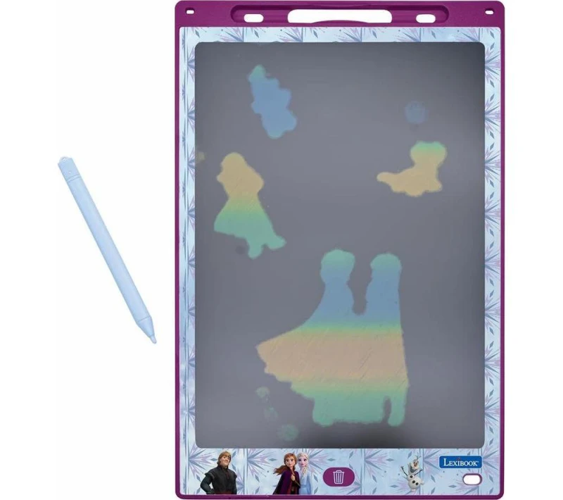 Image of LEXIBOOK Frozen Electronic Ink Drawing Tablet, Blue 3380743085586