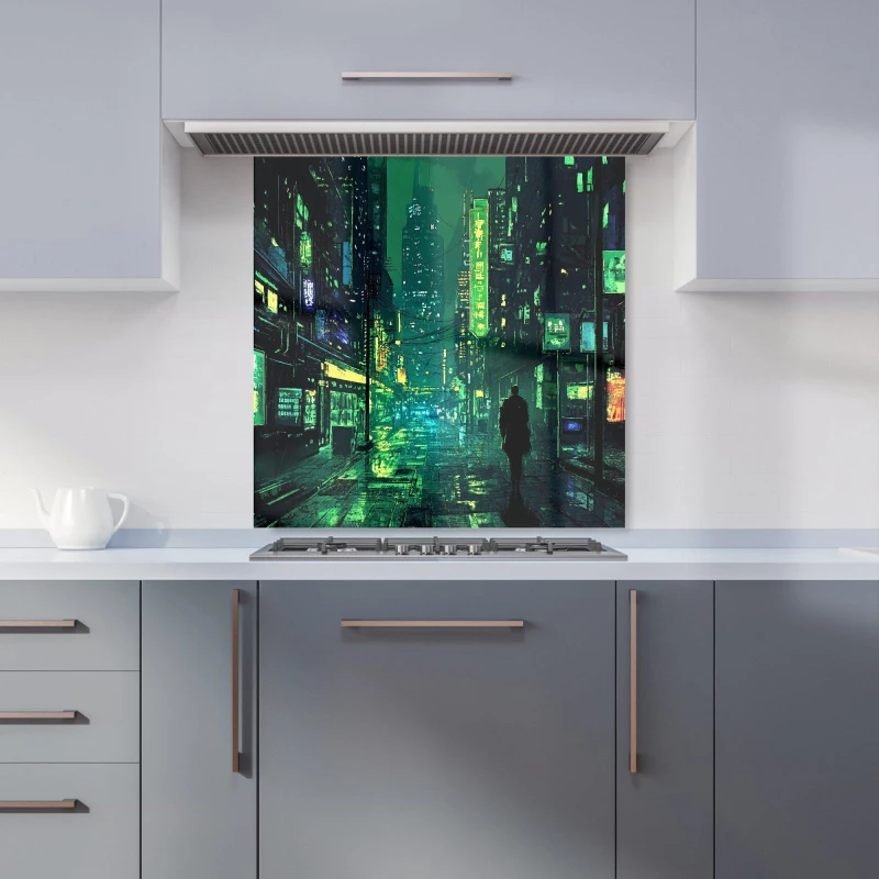 Image of Designer Kitchen Splashbacks Dante Mercer: 00016 Kitchen Splashback Size: 600mm x 750mm Multicolor Unisex 600mm x 750mm