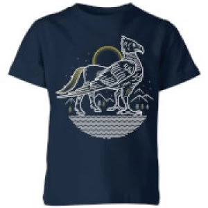 image of Harry Potter Buckbeak Kids T-Shirt - Navy - 11-12 Years