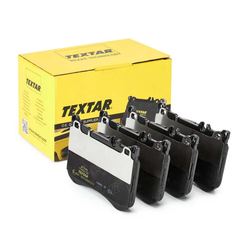 Image of TEXTAR 2517903 Brake pad set Q+ prepared for wear warning indicator Brake Pad Set,disc brake (402)