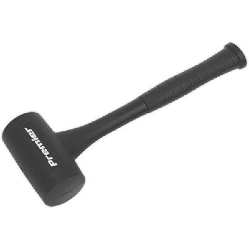 Image of Loops 2.2lb Shot-Loaded Dead Blow Hammer - Anti-Rebound Hammer - Nitrile Rubber Multi