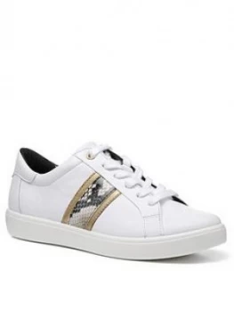 Image of Hotter Switch Wide Fit Trainers, White, Size 4, Women