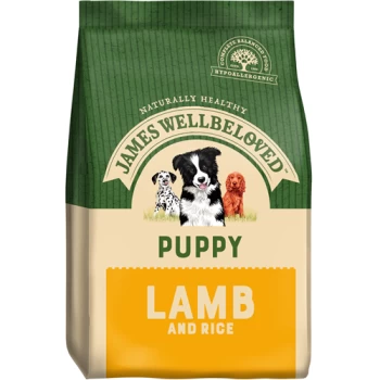 James Wellbeloved Puppy Lamb and Rice Dog Food 2kg