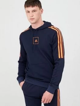 Image of Adidas Athletics Overhead Hoodie - Ink