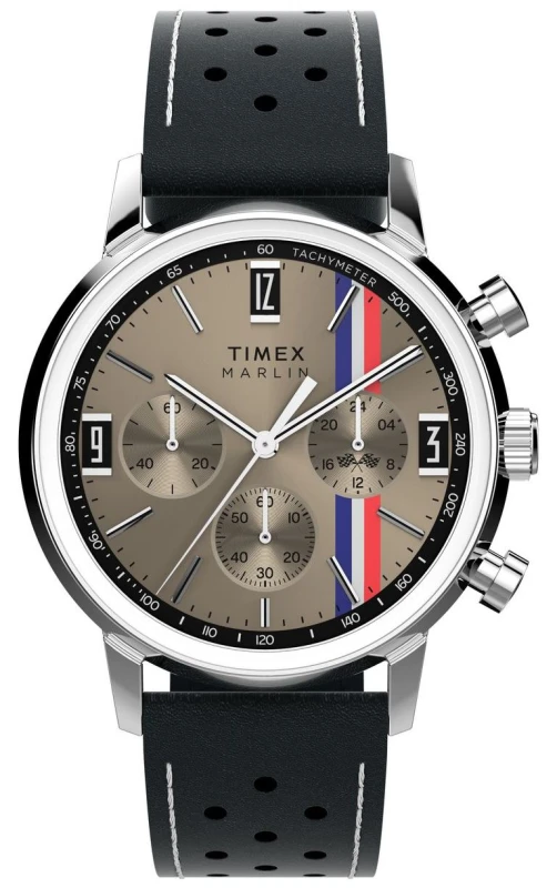 Image of Timex TW2W98900 Marlin Chronograph Tachymeter (40mm) Bronze Watch