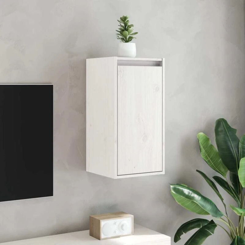 Image of VIDAXL Wall Cabinets 2 pcs White 30x30x60cm Solid Wood Pine vidaXL 8720286840801