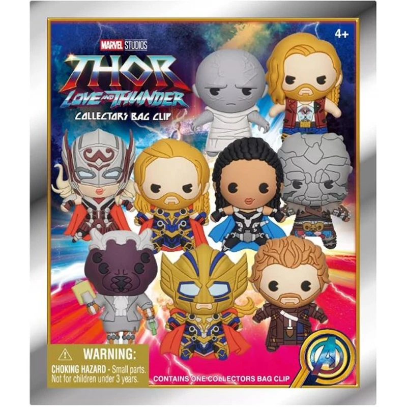 Image of Marvel Thor Love And Thunder Bag Clip Multi unisex