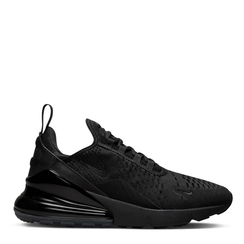 Image of Nike Air Max 270 Ladies Trainers Triple Black female 3 (36)
