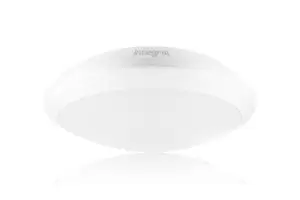 Image of Integral Tough-Shell White Bulkhead 308mm 15W 1500lm Integrated Microwave Sensor - ILBHA058