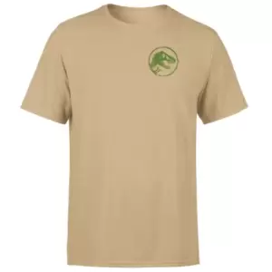 image of Jurassic Park Into The Wild Unisex T-Shirt - Tan - M