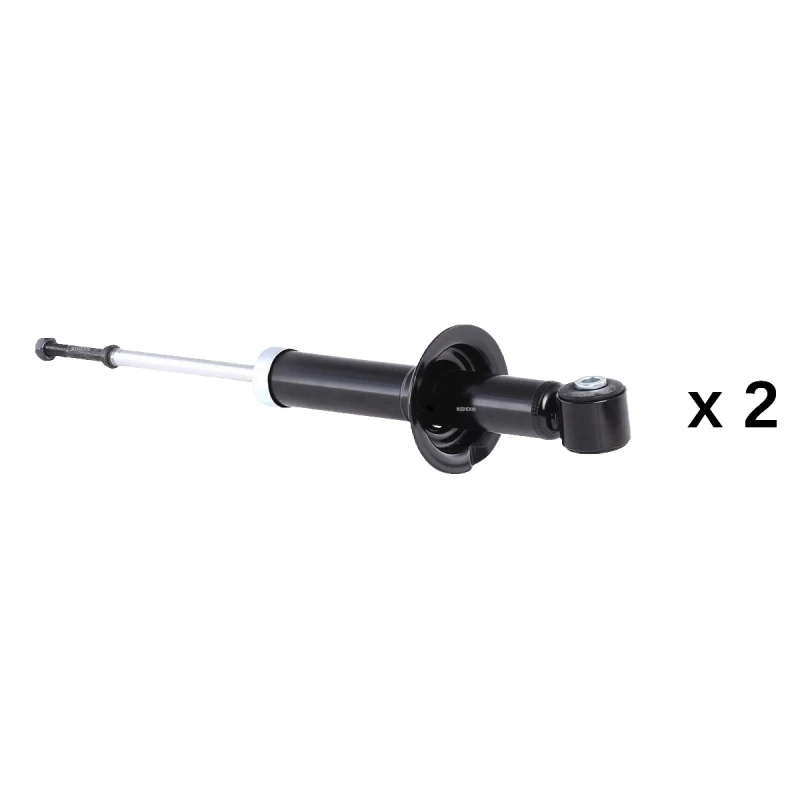Image of RIDEX 854S21259 Shock absorber Rear Axle, Gas Pressure, Twin-Tube, Suspension Strut, Bottom eye Shock Absorber (854)
