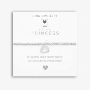 Image of A Little Princess Silver 15.5cm Stretch Bracelet C559
