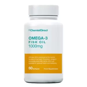 Image of Chemist Direct Omega 3 Fish Oil 1000mg