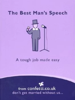 Image of The Best Mans Speech by Confetti.Co.Uk Paperback