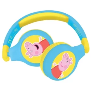 image of Lexibook Peppa Pig Bluetooth & Wired Foldable Headphones