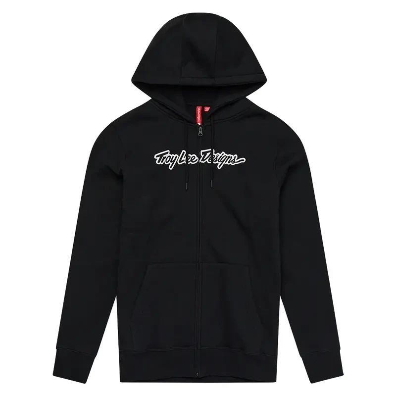 Image of Zip-up hoodie Troy Lee Designs Signature Noir Male M