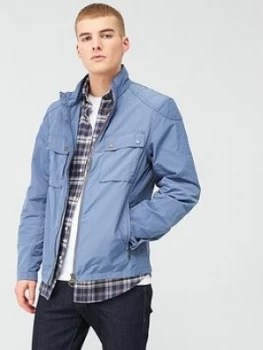 image of Barbour International Steve Mcqueen Ashbury Casual Jacket - Airforce Blue, Size XL, Men