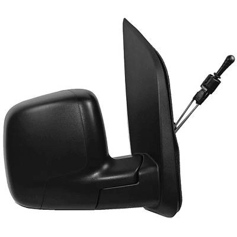 Image of DIEDERICHS 3452824 Wing mirror Right, black, Control: cable pull, Grained Outside Mirror (50)