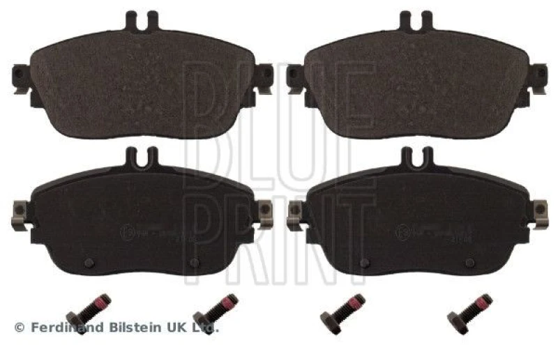 Image of Blue PRINT Brake pad set Blue PRINT ADN142181