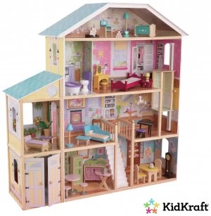 image of KidKraft Majestic Mansion Wooden Dolls House