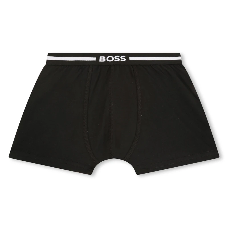 Image of Boss Logo Boxers Juniors - Black One Size
