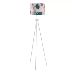 Image of Flamingo Tripod Floor Lamp, Pink