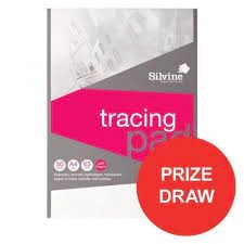 Image of Silvine A4 Popular Tracing Pad Acid Free Paper 63gsm 50 Sheets A4T50
